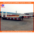 40ton 2 Axle Lowbed Semi Trailer, Low Loader Semi Truck Trailer